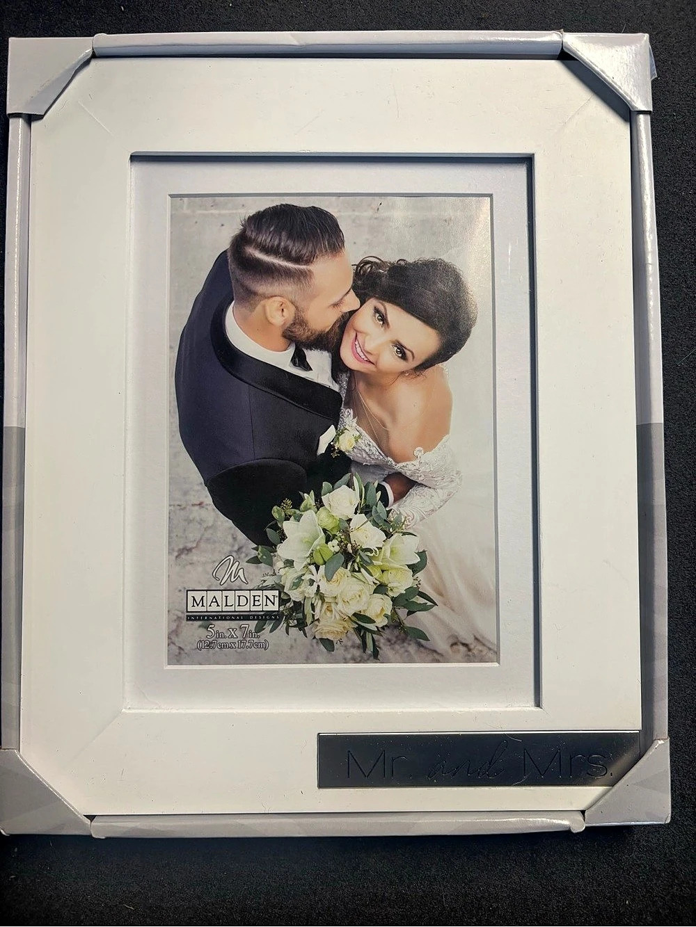 Malden Wedding Picture Frame White